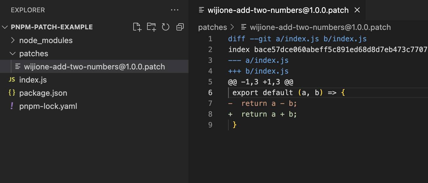 Patch file