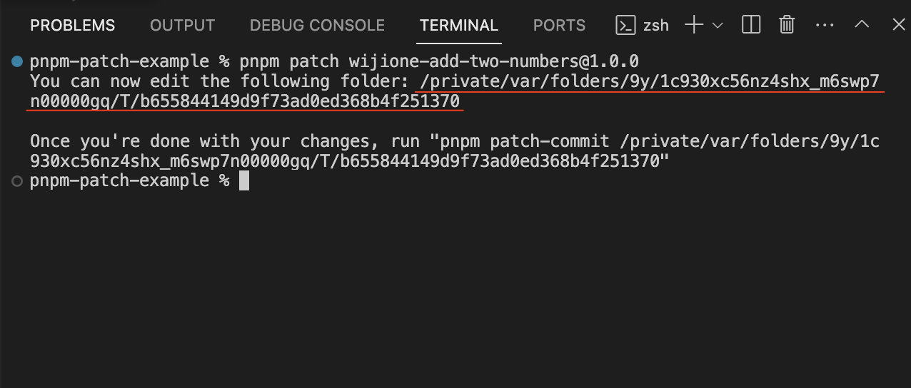 Patch folder
